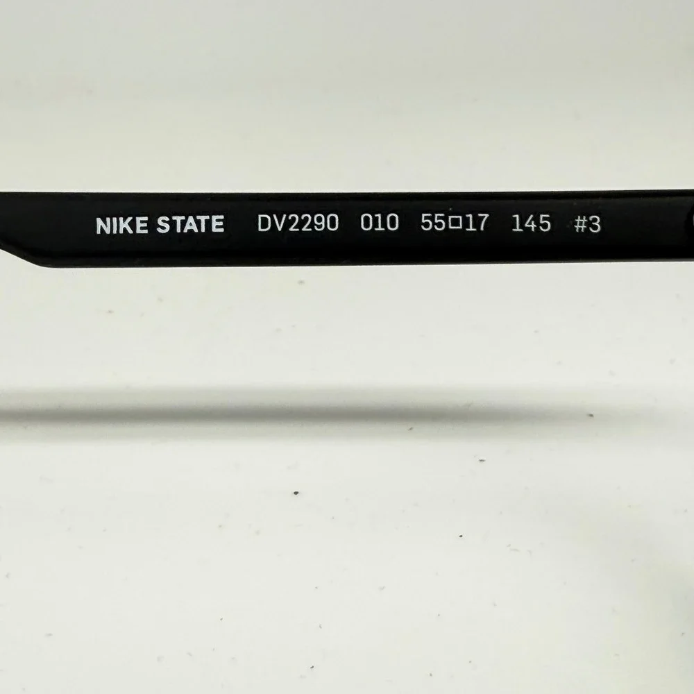 Nike State DV2290 010 Matte Black Rectangular Eyeglasses Frames 55-17-145